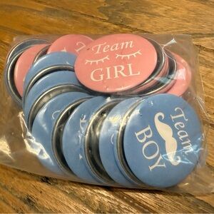 Team Gender Reveal Set - Pink and Blue